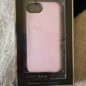 NEW IN BOX Casely iPhone 6/7/8 Pink Bold Case